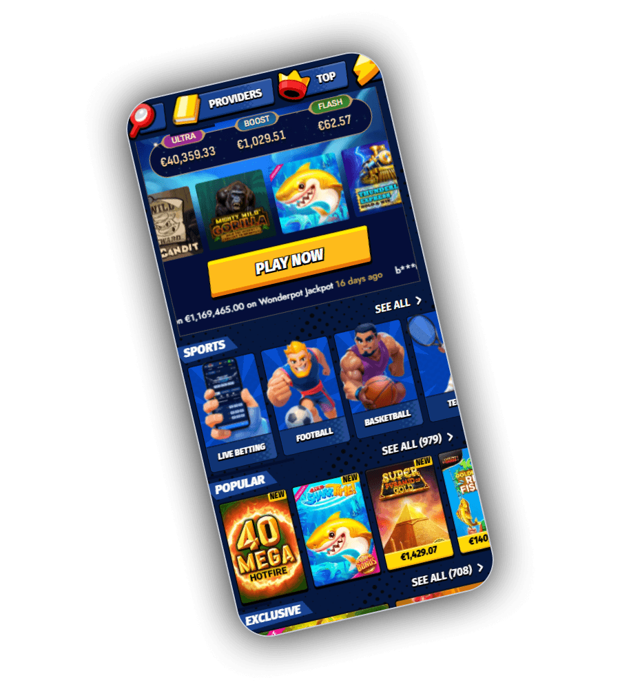 BigClash Casino interface showing the fighter game and jackpot counters
